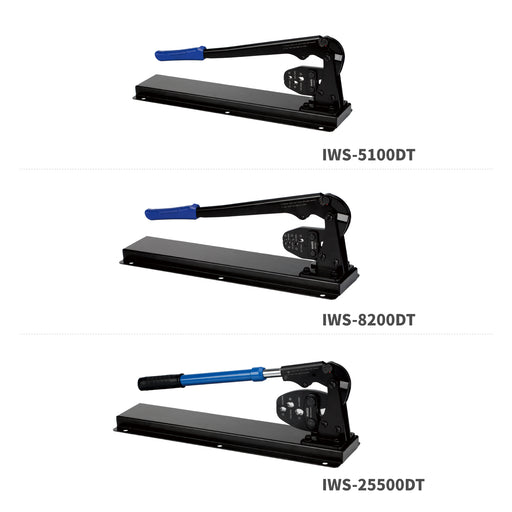IWS-5100DT/8200DT/25500DT Battery Lugs and Open Barrel Connectors Crimping Tools Bench Mount Type
