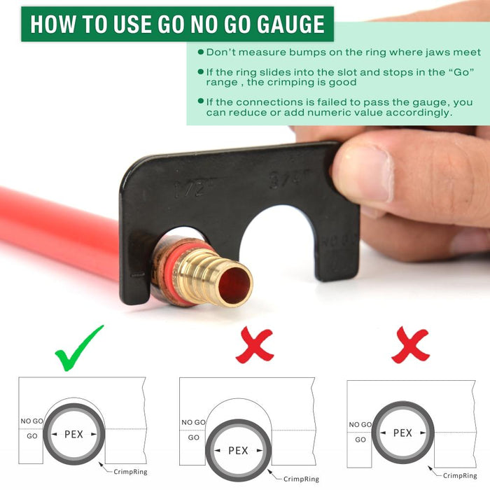 CL 1/2"how to use Go/No-Go Gauge