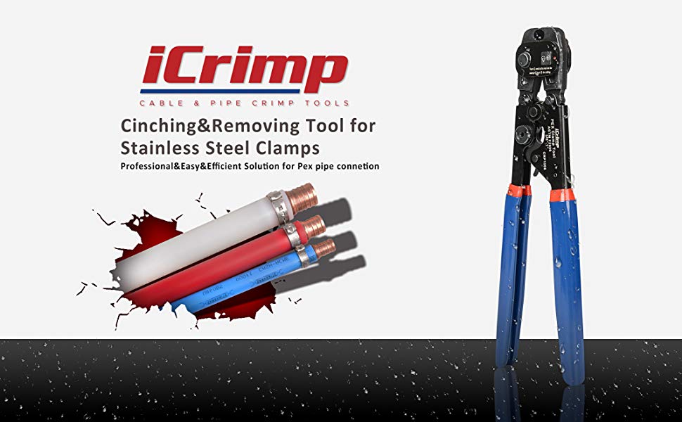 iCrimp Best Seller CRP1096 PEX Cinch Tool with Removing Function
