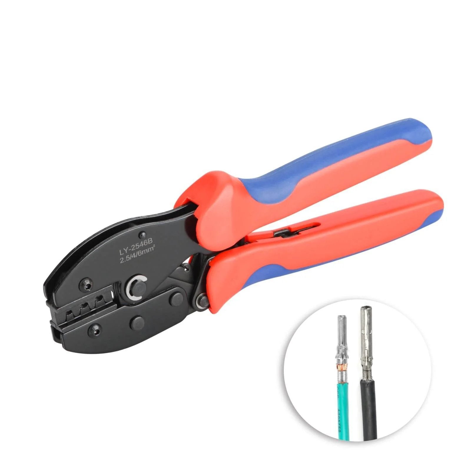 りこぴん Solar Panel PV Cables Crimper for 2.5/4/6mm2 — IWISS TOOLS
