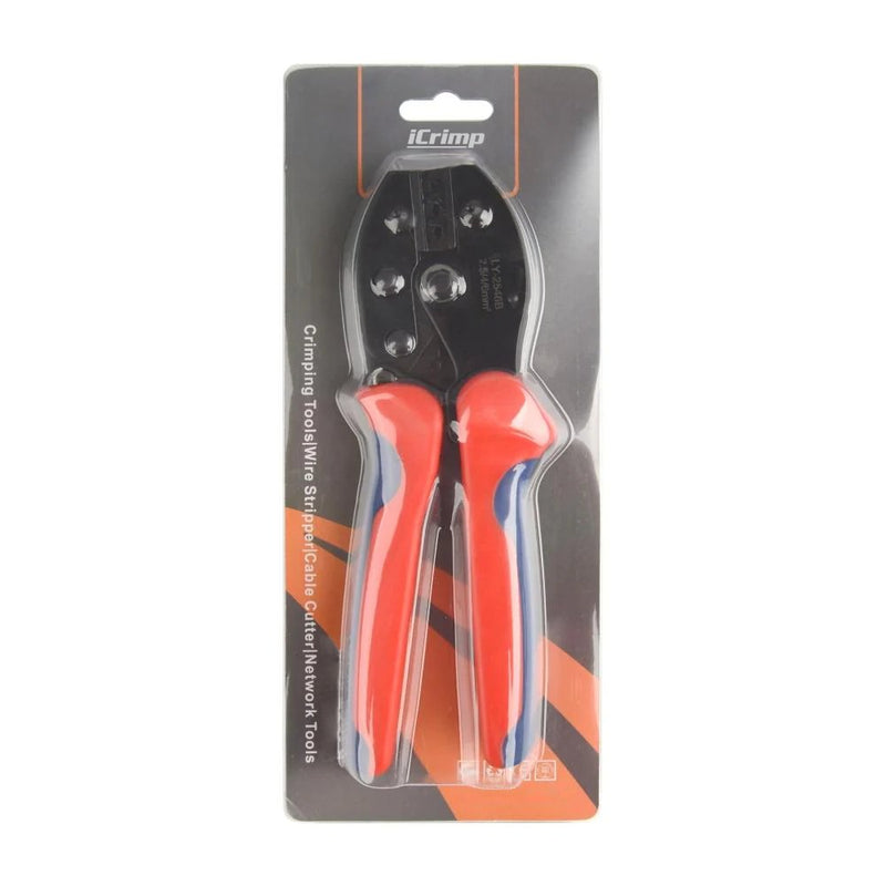 LY-2546B Solar Panel PV Cables Crimper for 2.5/4/6mm2 (AWG14/12/10) Hand Crimping Pliers iCrimp