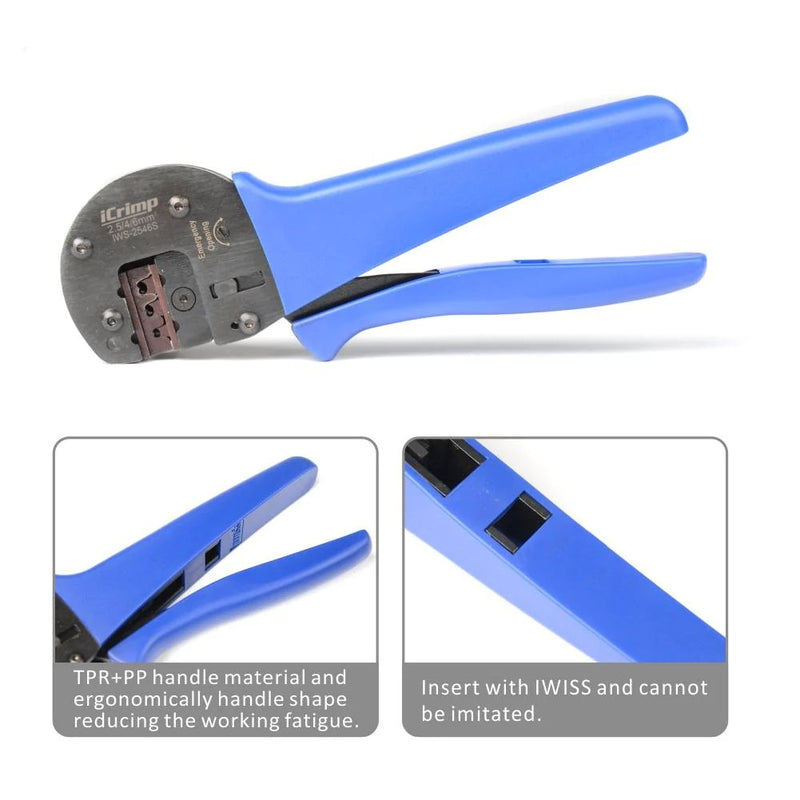 IWS-2546S Solar panel crimping tool for 2.5/4/6mm2 Hand Crimping Pliers iCrimp