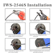 IWS-2546S Solar panel crimping tool for 2.5/4/6mm2 Hand Crimping Pliers iCrimp