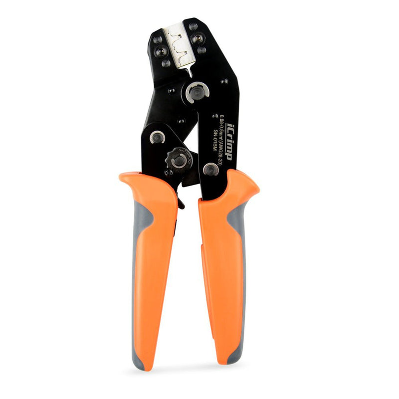 SN-01BM Ratchet Crimping Tool for 0.08-0.5mm² (28-20AWG) Hand Crimping Pliers iCrimp
