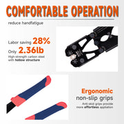 IWS-50BN Battery Cable Lug Crimping Tool for 8, 6, 4, 2, 1, 1/0 AWG Copper Cable Lugs, Battery Terminal Crimper Crimping Tools IWISS TOOLS