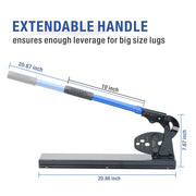 IWS-5100DT/8200DT/25500DT Battery Lugs and Open Barrel Connectors Crimping Tools Bench Mount Type Hand Crimping Pliers IWISS TOOLS