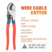 TX101A-10 Wire Cable Cutter up to 55mm² Cable Stripper & Wire Cutters iCrimp