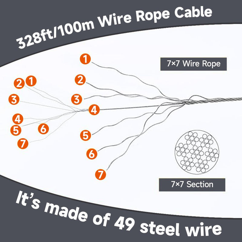 Wire Rope Swage Order Wire Rope Crimping Tool Kit, Stainless Steel Wire Rope Cable — IWISS TOOLS