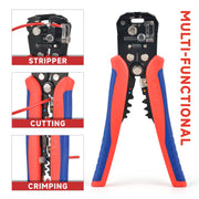 HS-D2 Automatic Electric Wire Cable Stripper, Multi-function Stripping Tool Wire Stripper & Cable Cutter iCrimp