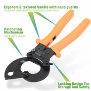 VC-30A Copper&Aluminum Cable Cutter Up To 240mm²/dia 32mm Wire Stripper & Cable Cutter iCrimp
