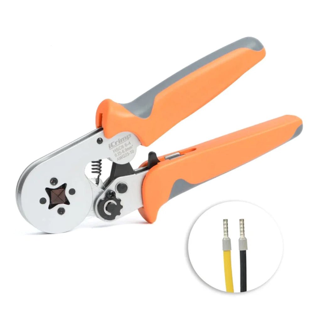 Herramientas de crimpado autoajustables cuadradas HSC8 6-4 — IWISS