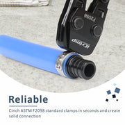 KG-1096 PEX SS Ratchet Clamp Cinch Tool Meets ASTM F2098 PEX Pipe Tools iCrimp