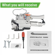 AQD-19 Pneumatic Strapper for 13-19mm PP&Pet Strap Banding Tools IWISS