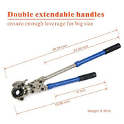 IWS-1632AF-AU Copper Pipe Press Tool with 15,20,25mm Jaws Copper Pipe Tools iCrimp