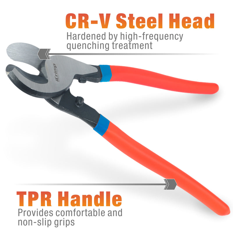 TX101A-10 Wire Cable Cutter up to 55mm² Cable Stripper & Wire Cutters iCrimp