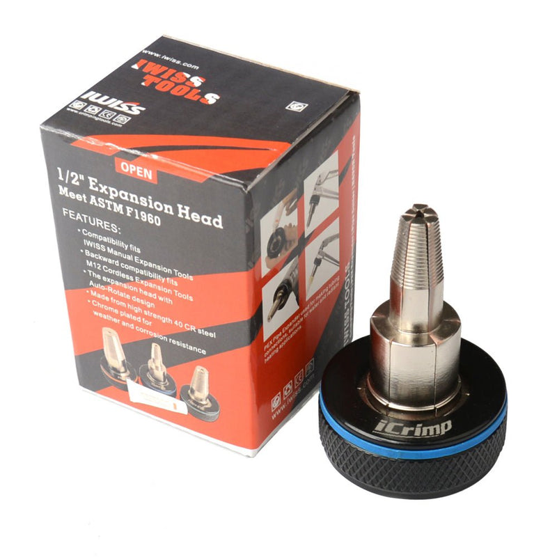 Expsnion Head for ProPex Connection with Auto Rotate Mechanism PEX Pipe Tools IWISS