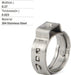 1/2-Inch Stainless Steel Cinch Clamp Rings for PEX Pipe F2098 Standard-100pcs