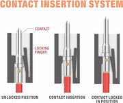 IWD-1620 Deutsch Size 16 Crimper, Solid Barrel Contact & Circular Connector Contacts Crimping Tool, 8 Indents Wire Crimper, AWG16-20 Hand Crimping Pliers iCrimp