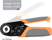 HD-3220A Indent Crimping Tool for Miniature and Sub-Miniature Connector AWG 32-20 Hand Crimping Pliers iCrimp