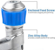 CT-532 Copper Tubing Cutter, 3/16-inch to 1-1/4-inch Tube Cutter, for Stainless Steel, CSST Tubing Cutter with 2 Pack Replacement Blades Pipe Cutters iCrimp