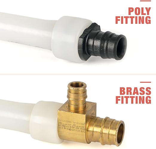 Poly and brass fitting