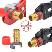 3/4-Inch PEX Pipe Crimp Copper Rings, Skid-Proof, F1807 Standard-50pcs Pipe Fittings IWISS TOOLS