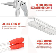 IWS-F1960MC 3/8, 1/2, 3/4, 1-inch ASTM F1960 PEX Pipe Expander Tool Kit PEX Pipe Tools IWISS