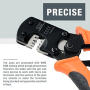 IWS-3220M Micro Connector Pin Crimping Tool 0.03-0.52mm² 32-20AWG Ratcheting Crimper for D-Sub,Open Barrel suits Molex,JST,JAE Hand Crimping Pliers IWISS