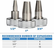IWS-F1960 1/2, 3/4 &1-inch PEX Pipe Expander Tool Kit for ProPex Fitting PEX Pipe Tools IWISS