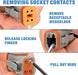 REMOVING SOCKET CONTACTS