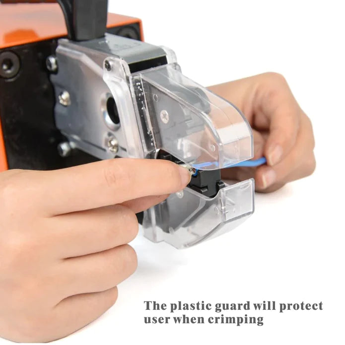 Pneumatic Crimper Plier Machine Tool with plastic guard