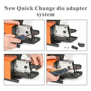 AM-10 Pneumatic Crimper Plier Machine Tool for Terminals Ferrules Crimping up to 16mm2 Max Pneumatic Crimping Machines iCrimp
