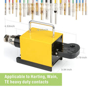 AM-1257 Pneumatic Crimping Machine for Solid Contacts and Heavy Duty Contacts AWG20-10 Pneumatic Crimping Machines IWISS TOOLS