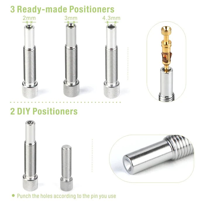 AM-1257 Pneumatic Crimping Machine for Solid Contacts and Heavy Duty Contacts AWG20-10 Pneumatic Crimping Machines IWISS TOOLS