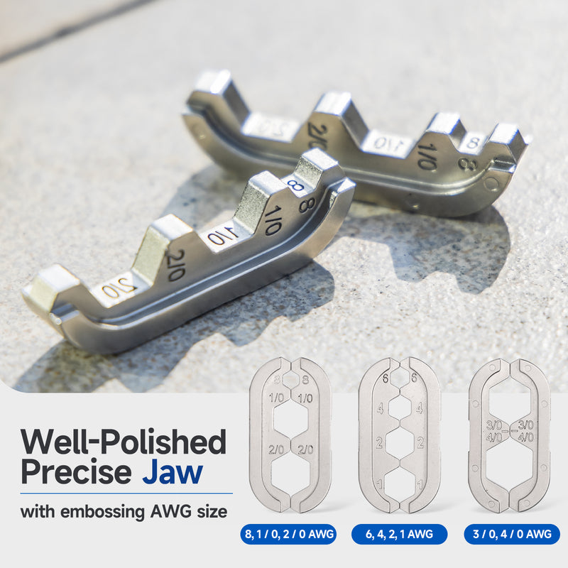 IWS-0840S Battery Cable Lug Crimping Tool Set