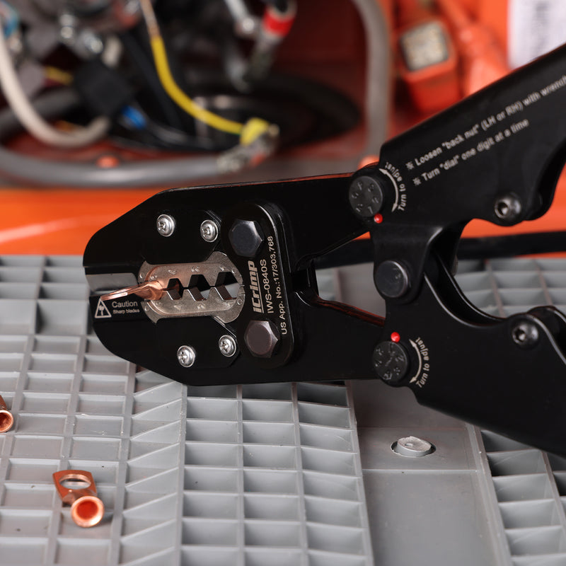 IWS-0840S Battery Cable Lug Crimping Tool Set