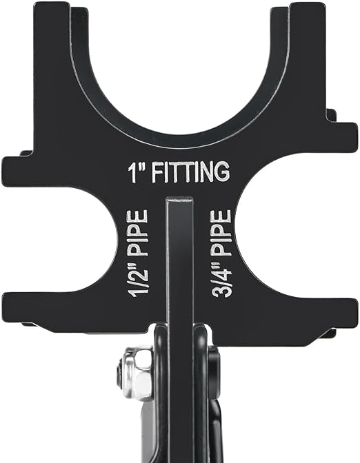 CRQ04 PEX Push to Connect Fitting Disconnect Tong, 1/2 inch, 3/4 inch, 1 inch Removal Tool for Push-Fit Connectors, PEX & Copper Tubings PEX Pipe Tools iCrimp