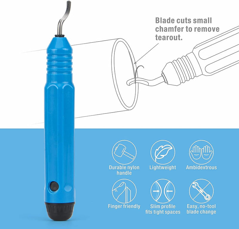 CT-532＆CT-207 Tubing Cutter Tube Deburring Tool Combo, Pipe Cutter for 3/16-in to 1 1/4-in Dia. Aluminum, Copper, PVC, Stainless Steel Tubes Pipe Cutters iCrimp