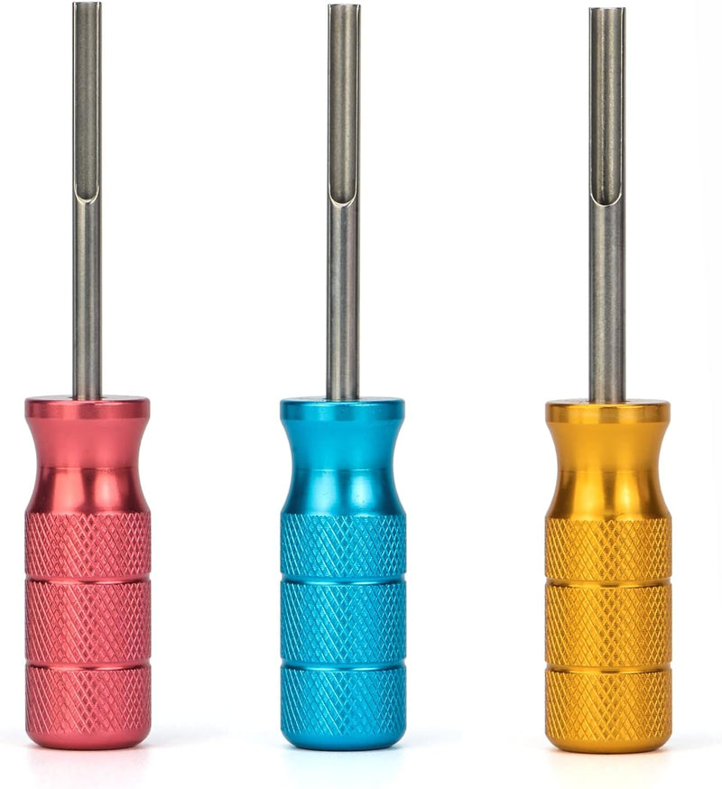 ‎IWS-123D Deutsch Contact Removal Tools, DT Series, Terminal Extraction Tool Kit for Deutsch Solid Contacts, 14 to 24 Gauge, 3 Pieces Insertion & Removal Tools IWISS