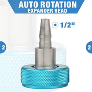IWS-1960D Expansion Tool Kit, Auto Rotate PEX-a Tubing Expander with 1/2 Inch Expander Head PEX Pipe Tools IWISS