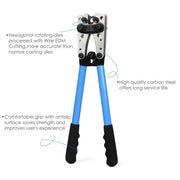 HX-50B Crimping Pliers Wiring Pliers Bare Terminal Pliers YO Copper-Aluminum Cable Crimping Pliers 6-50mm² Crimping Tools iCrimp