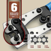 HX-50B Crimping Pliers Wiring Pliers Bare Terminal Pliers YO Copper-Aluminum Cable Crimping Pliers 6-50mm² Crimping Tools iCrimp