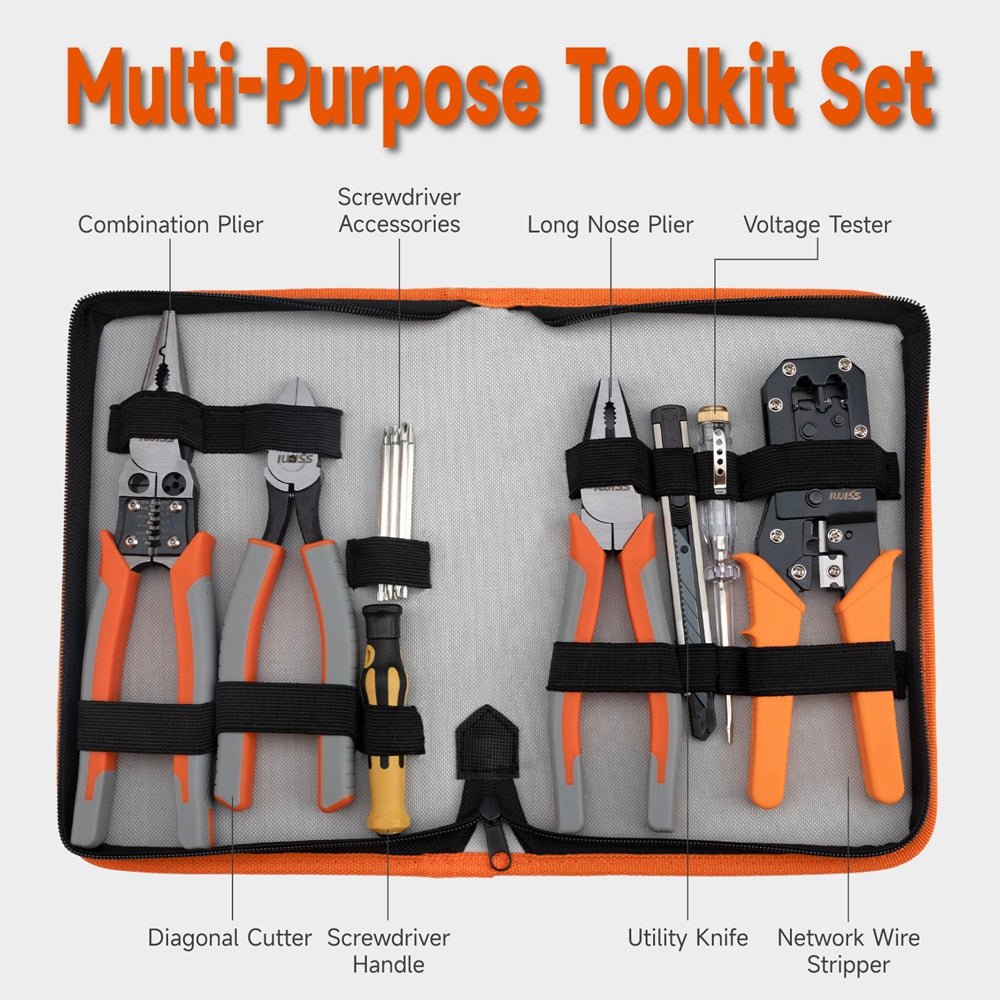 7PCS Home Repair Tool Set, Multipurpose Tool Set — IWISS TOOLS