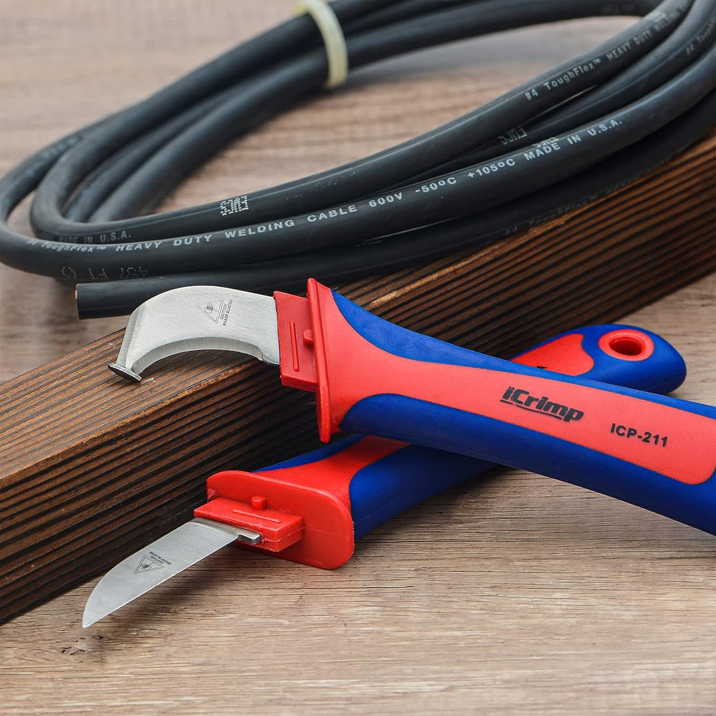 Utility Cable Ringer Utility Knife for Cable Skinning, Wire Insulation Dismantling Knife ...