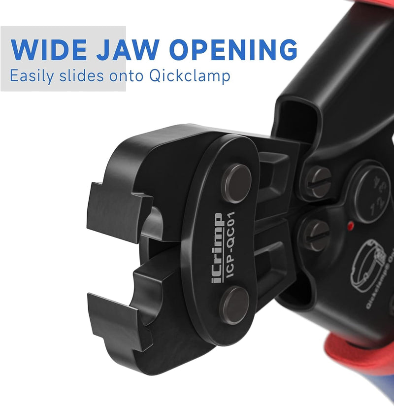 ICP-QC01 Qick clamp Crimp Tool for 1/2'', 3/4'', 1'' Qickclamp Crimp Ring PEX Pipe Tools iCrimp