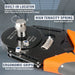 IWD-12 Closed Barrel Crimper 4 Way Indent,8 Impression Type for Deutsch Solid Contacts gage 12
