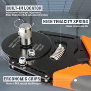 IWD-20 Closed Barrel Crimper 4 way Indents, 8 Impressions for Deutsch Solid Contacts gage 20&22 Hand Crimping Pliers iCrimp
