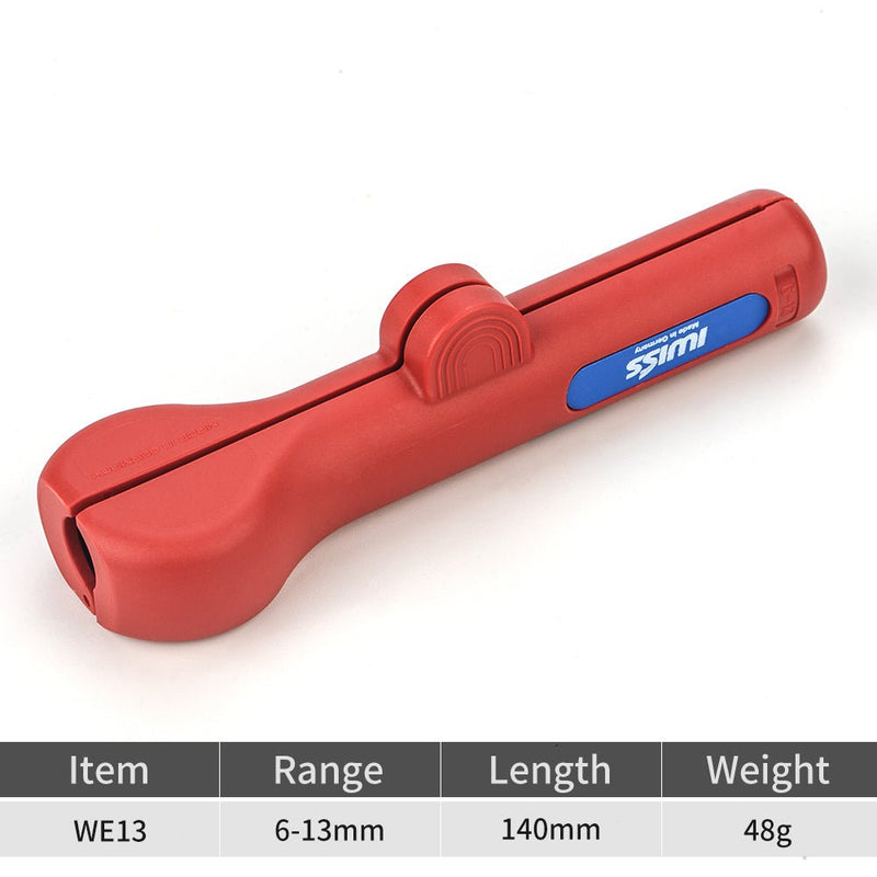 IWE-13 Round Cable Stripper for Round and Moisture-proof Cables working range 6-13 mm Ø Cable Stripper & Wire Cutters IWISS