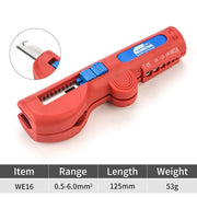 IWE-16 Quadro Multifunctional Stripper with Stripping and Skinning Range 20-10 AWG (0,5 - 6,0 mm²) Cable Stripper & Wire Cutters IWISS