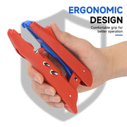 IWE-300 Multifunctional Insulated Stripper Stripping and Crimping with one tool Stripping from 20-10 AWG (0.5 to 6.0 mm²) Wire Stripper & Cable Cutter IWISS